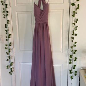 NWT mauve long dress - prom, wedding